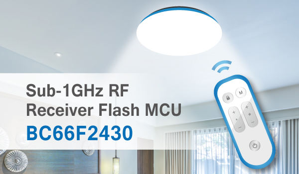 HOLTEK New BC66F2430 Sub-1GHz RF Super-Regenerative