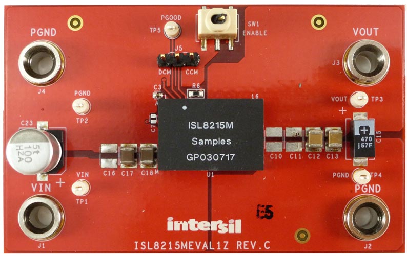 Оценочная плата ISL8215MEVAL1Z