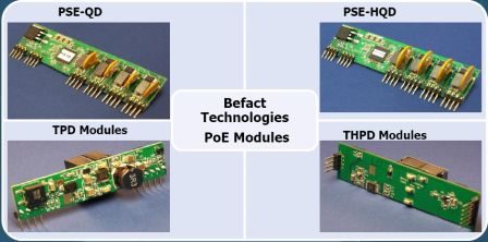 Модули питания для реализации технологии Power over Ethernet