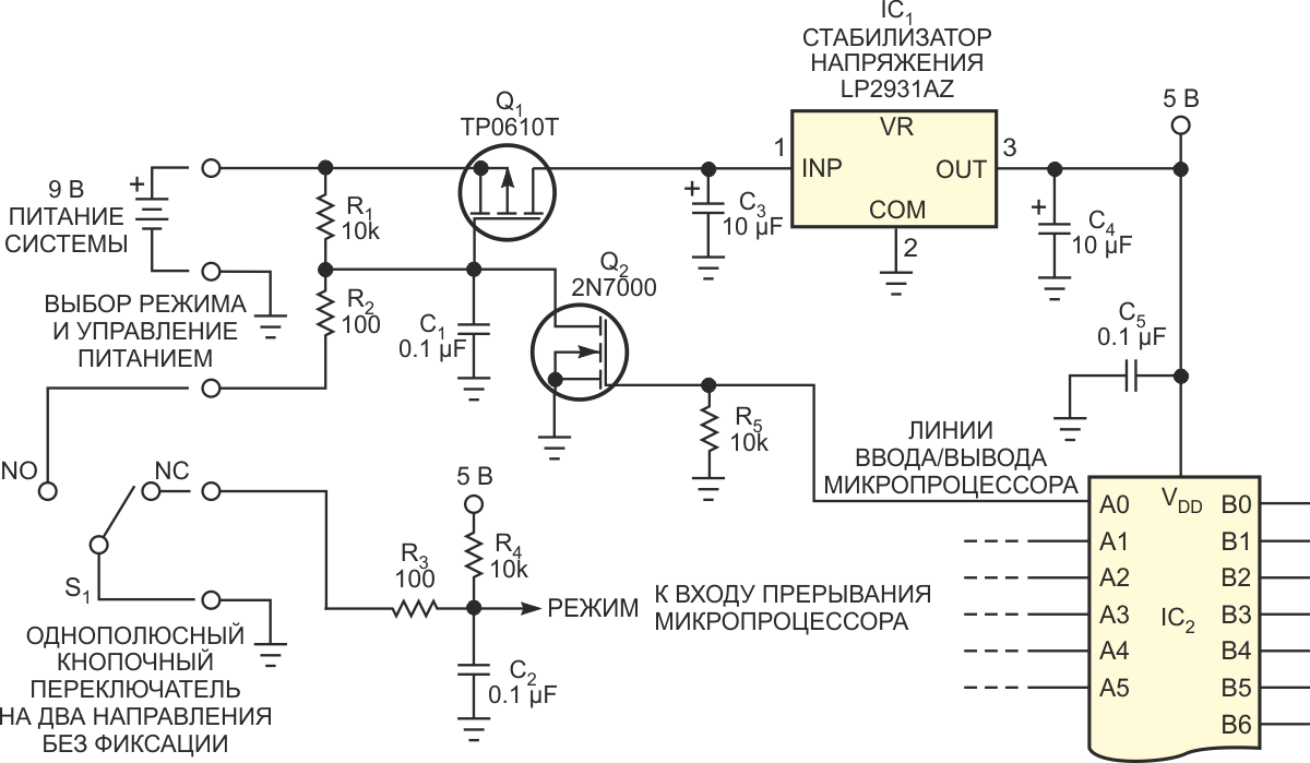 Single switch serves dual duty small