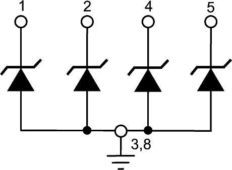 Diodes - D3V3X4U10LP, D3V3F4U10LP