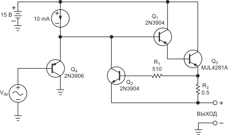 Повышение точности ограничения тока усилителя мощности с помощью шунтового регулятора