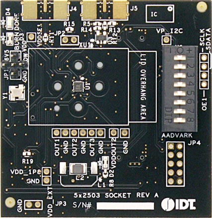 Оценочная плата для микросхемы 5X2503 MicroClock