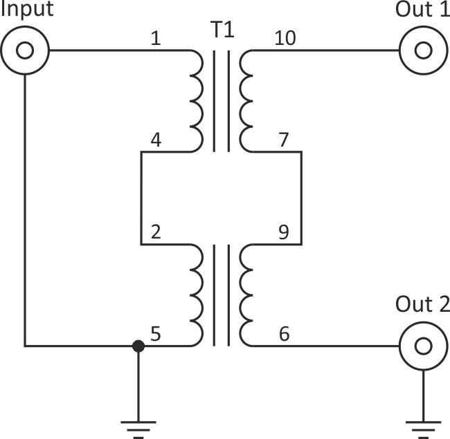 Generate A Differential Signal Using A Transformer Plus Signal Splitter