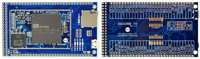 Внешний вид OSD3358 BeagleBone TH Module от GHI Electronics