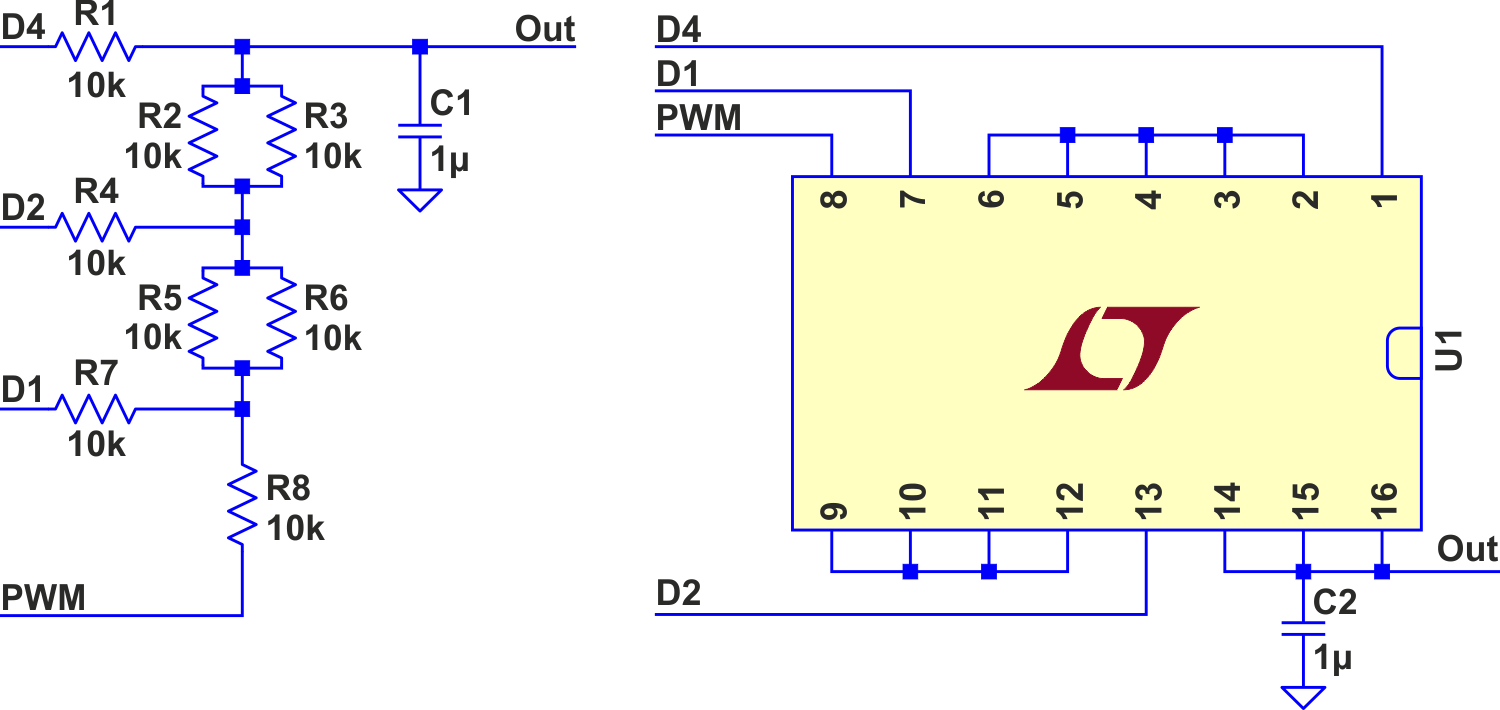 Hybrid PWM/R2R DAC improves on both