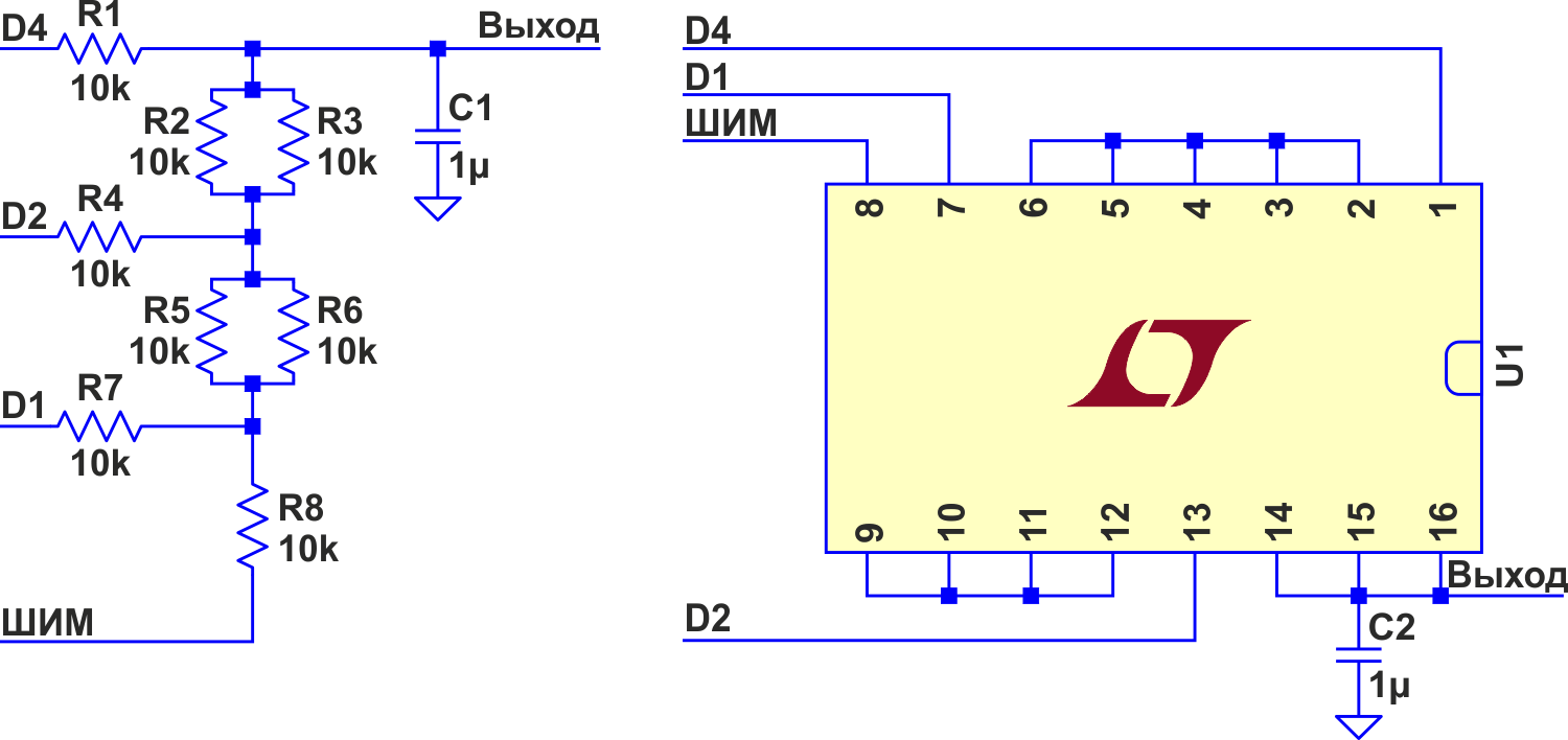 Hybrid PWM R2R DAC improves on