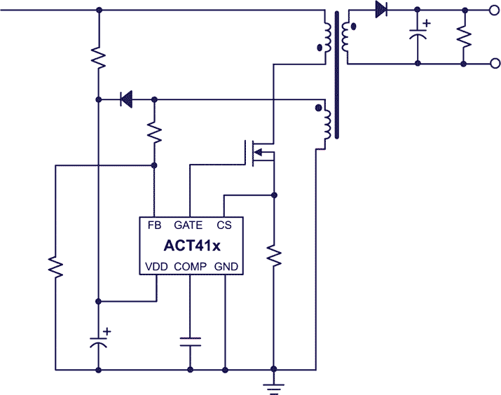 ACT41x Simplified Application Circuit