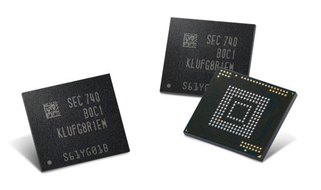 Samsung приступает к производству первых микросхем 512-гигабайтной флеш-памяти для следующего поколения мобильных устройств
