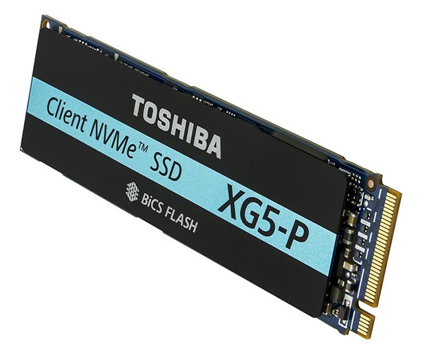 Toshiba повышает производительность и удваивает емкость с новыми SSD-дисками NVMe XG5-P