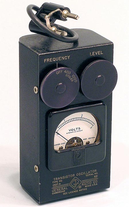 Vintage electrical measuring instruments from the 1950s