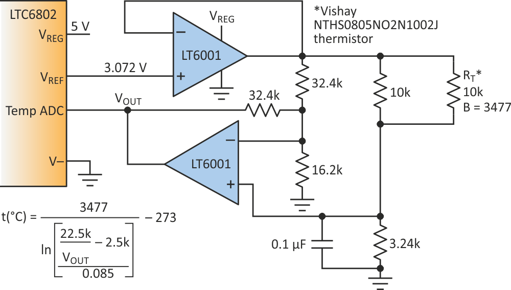 Add Simple Temperature Monitoring To Battery-Management Systems