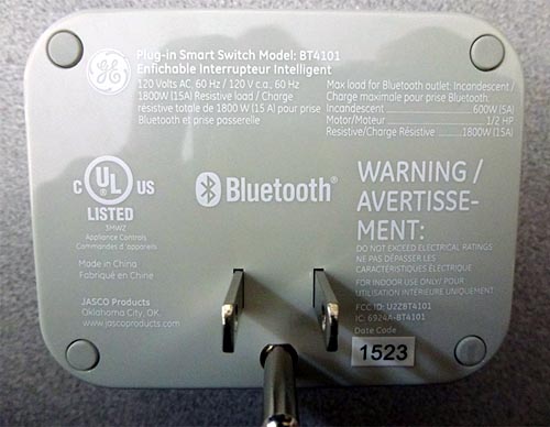 Smart switch provides Bluetooth power control