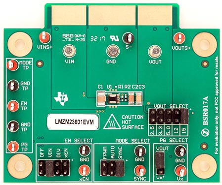 Оценочный модуль LMZM23601evm