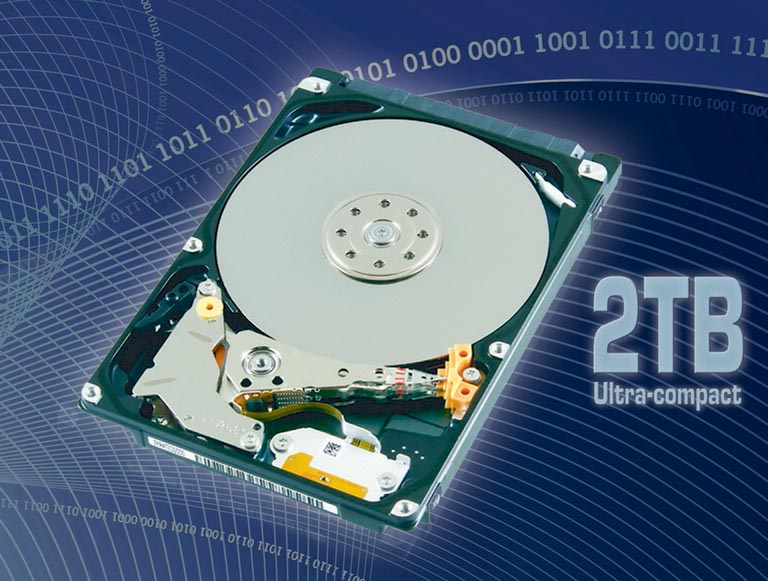 Toshiba представляет новый жесткий диск емкостью 2 ТБ для хранения данных в пользовательских устройствах