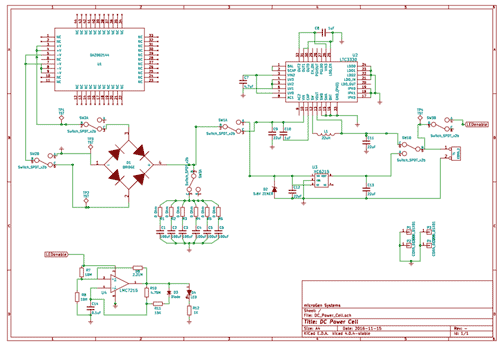 Принципиальная схема DC Power Cell MPC-00010-00