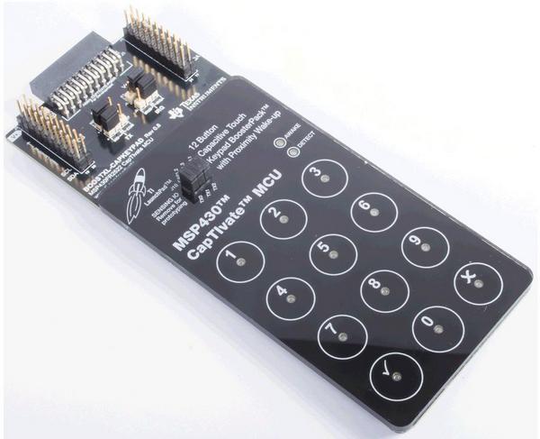 Texas Instruments MSP430 CapTIvate Touch Keypad BoosterPack (BOOSTXL-CAPKEYPAD)