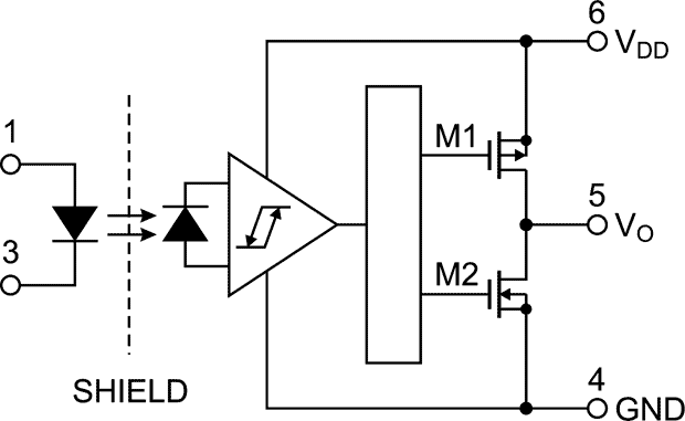 TLP2735 Internal Circuit