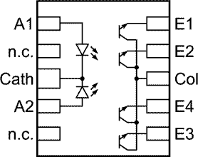 The TCUT1800X01 Optical Sensor Schematic