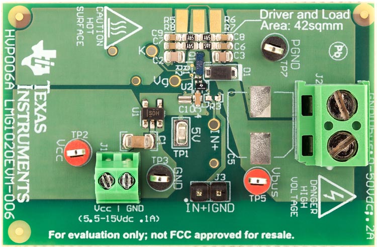 The LMG1020EVM-006 Evaluation Module