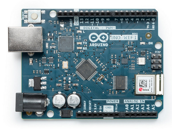 Плата Arduino Uno Wi-Fi Rev2 выполнена на новом микроконтроллере ATmega4809.