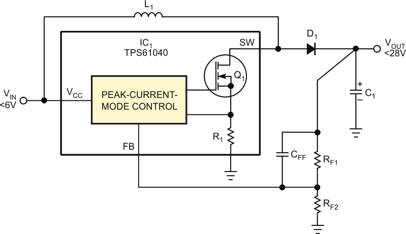Cascode MOSFET increases boost regulator's input- and output-voltage ranges