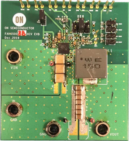 FAN65008B-GEVB - оценочная плата регулятора с выходным напряжением 65 В и максимальным током нагрузки 10 А