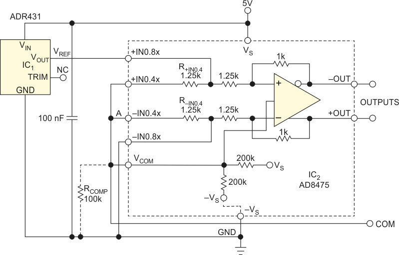 Build an accurate bipolar voltage reference