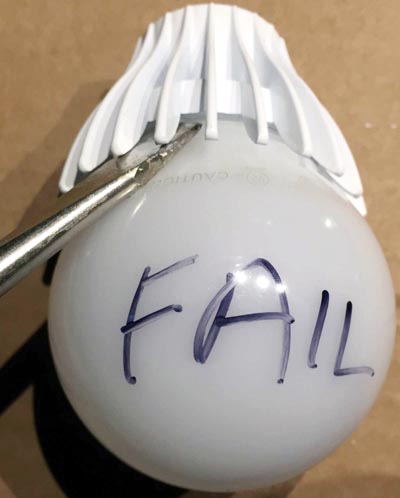 Teardown: A19 LED bulb