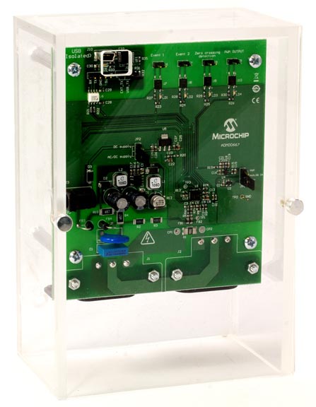 MCP39F511A Power Monitor Demonstration Board (ADM00667)