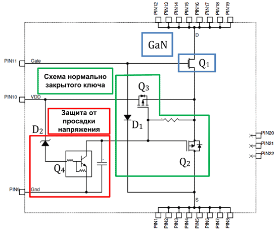 Внутренняя схема V80N65B