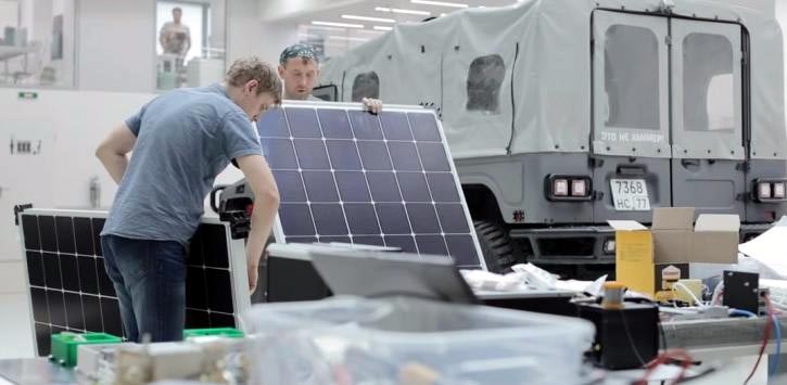 В России создана новая внедорожная мобильная солнечная электростанция