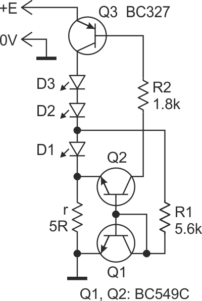 LDO constant-current LED driver.