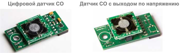 Внешний вид цифрового датчика и датчика с выходом по напряжению