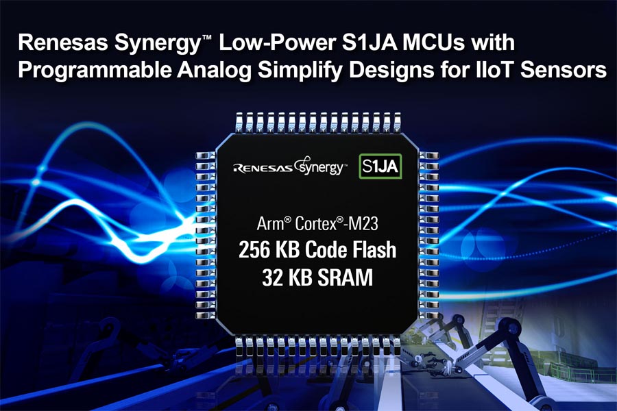 New Renesas Synergy Low-Power S1JA Microcontrollers