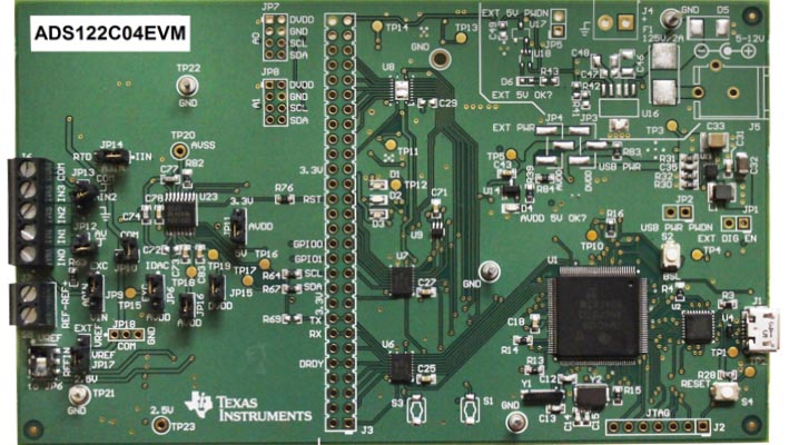 ADS122C04 Evaluation Module