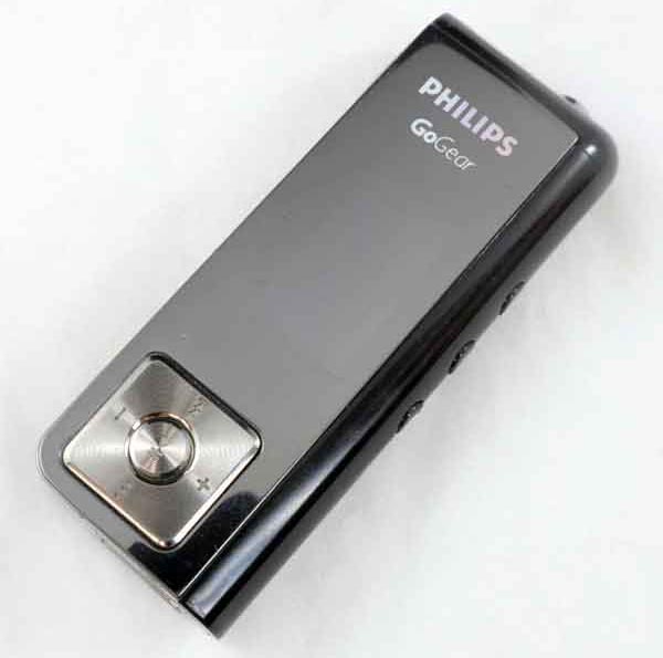 The Philips GoGear MP3 player introduced in 2007.