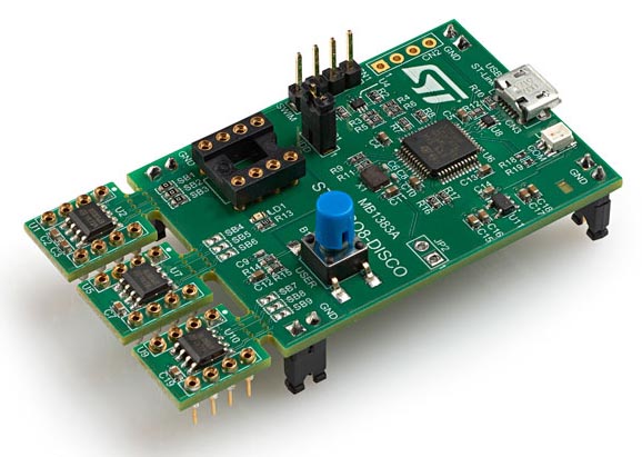 Оценочный набор с микроконтроллерами STM8S001J3M3, STM8L001J3M3 и STM8L050J3M3