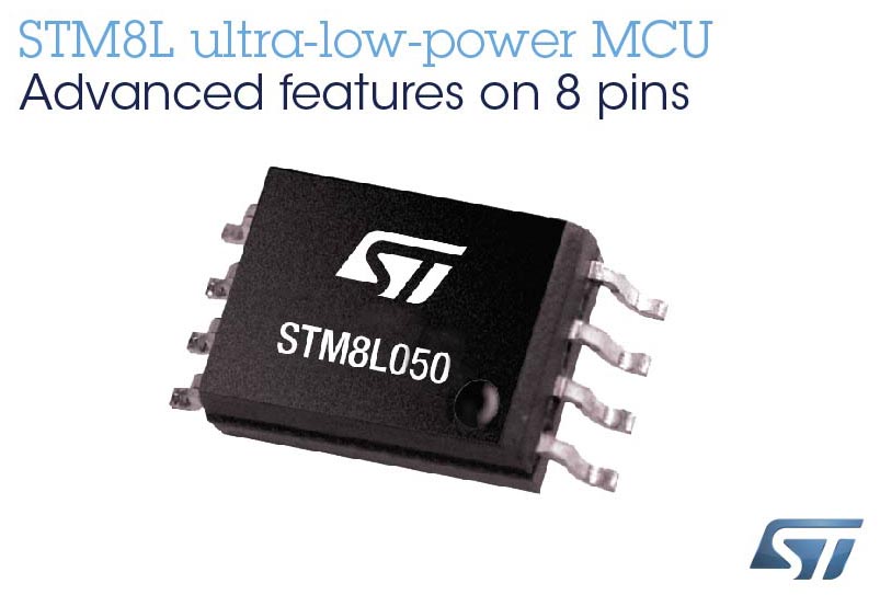 STMicroelectronics STM8L050 Extends Choice Freedom 8-bit