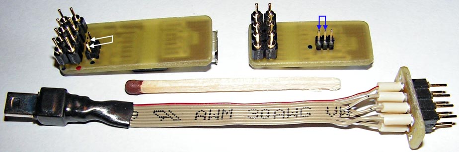 Обратная сторона преобразователей на ADuM4160 (Рисунок 13), SI8663-DIP (Рисунок 11) и кабель связи для SI8663-планар (Рисунок 12) по схеме Рисунок 6.
