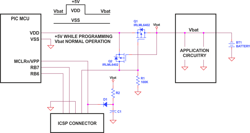 Program PIC Processor In-Circuit Using 3.3-V