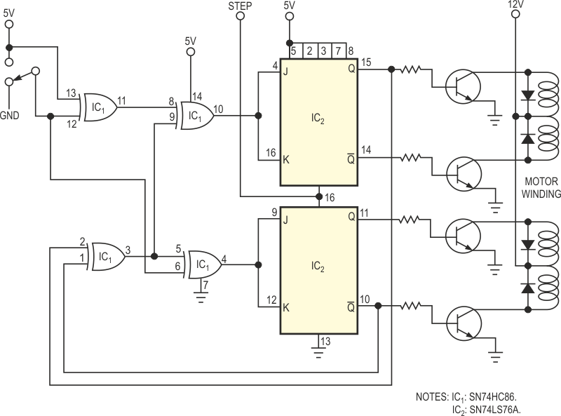 The AD9833 DDS IC generates frequencies with 0.1-Hz resolution.