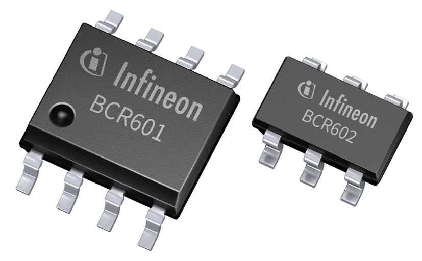 Infineon предлагает 60-вольтовые линейные контроллеры светодиодов для систем общего освещения