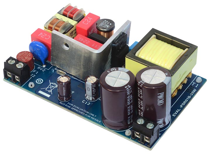 35 W wide input range flyback converter using HVLED001B quasi resonant flyback controller and STF10LN80K5