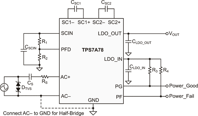 Typical TPS7A78 Schematic