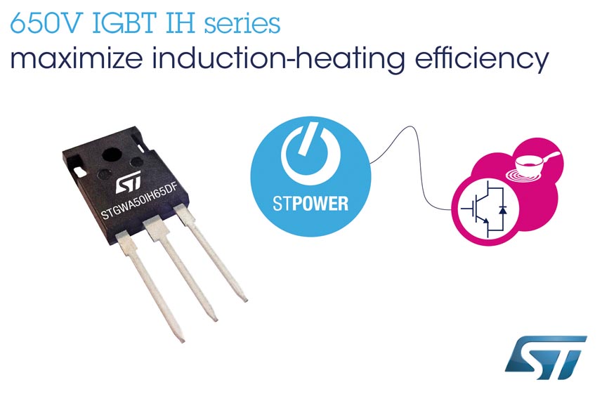 STMicroelectronics оптимизировала IGBT для бытовых приборов с мягким переключением