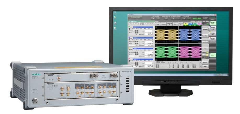 Anritsu выпускает 4-канальный осциллограф и BER-тестер в едином блоке