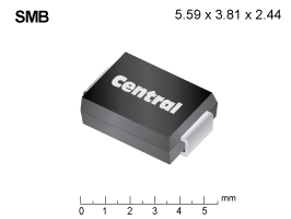 Datasheet Central Semiconductor CPD76X-CMLSH1-40-WN