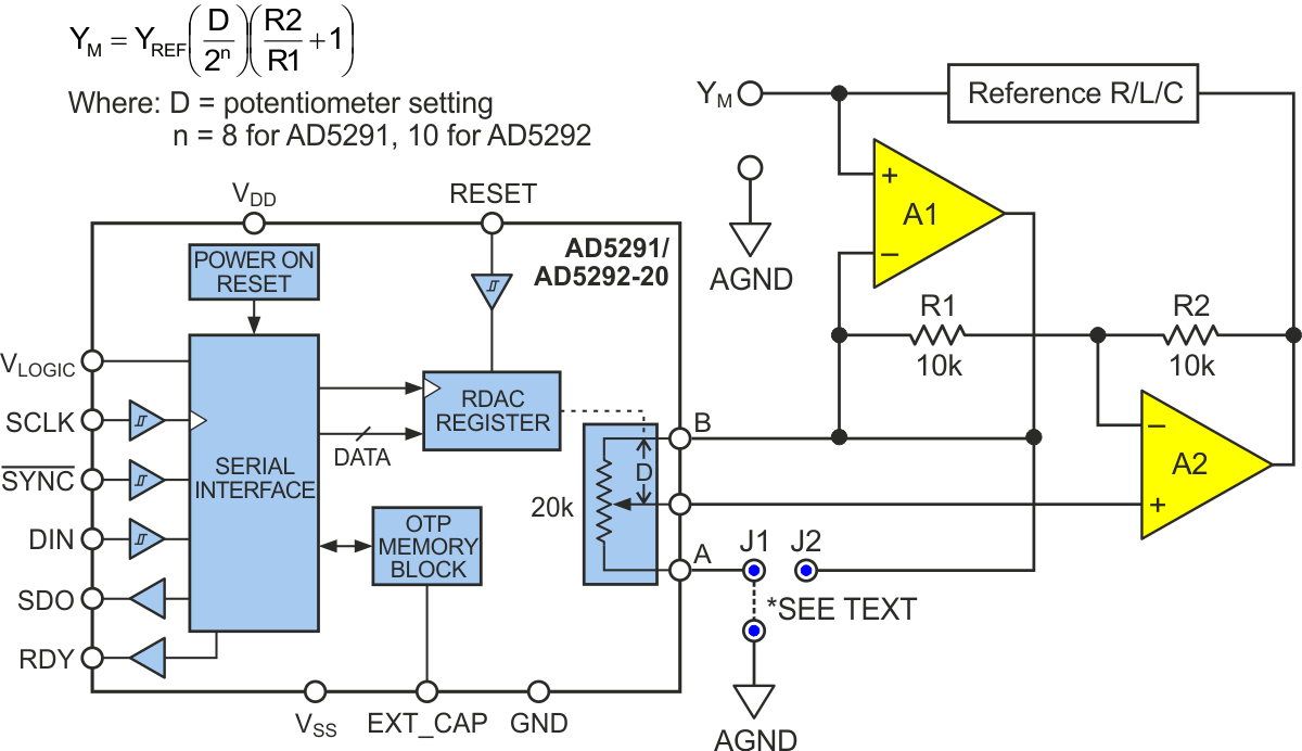 Example variable-gain Miller circuitry.