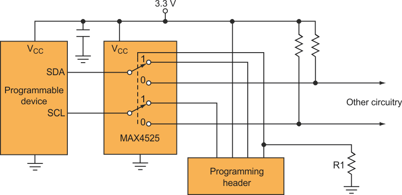 In-Circuit Programming Switch Simplifies Operation Of Programmable Devices